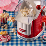 Ariete Party Time Popcorn Maker, Rot, Heißluft Popcornmaschine, Retro-Design, 50er Jahre-Stil