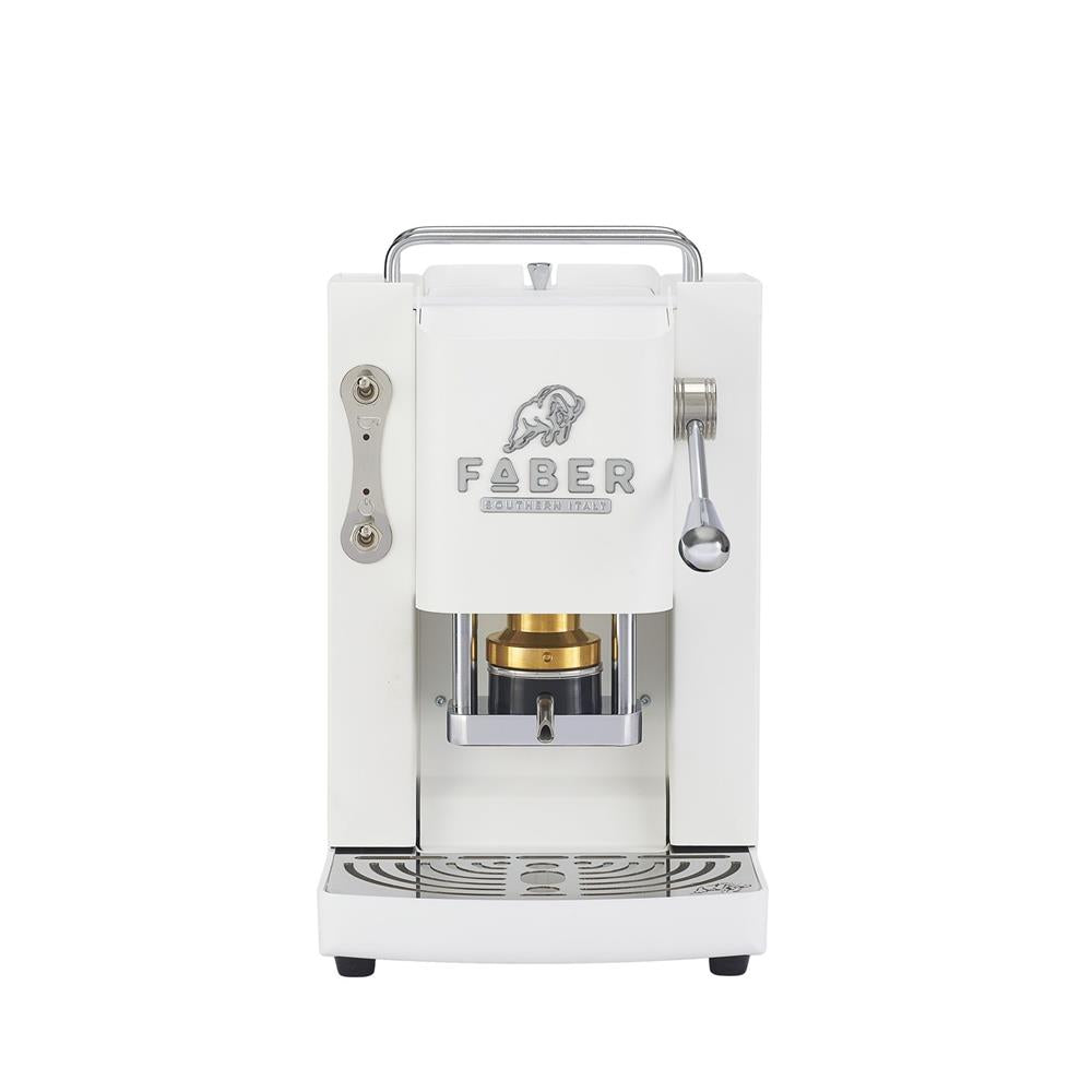 Faber Pro Deluxe 3.0 White Chrom ESE Pad Kaffeemaschine 44 mm