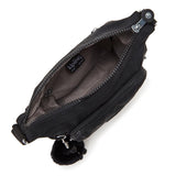 Kipling GABBIE MINI, Kleine Umhängetasche, Black Noir (schwarz), Schultertasche mit verstellbarem Riemen