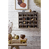 Bloomingville Tilo Regal Braun Recyceltes Holz 48 x 9 x 40 cm