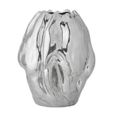 Bloomingville Bobby Vase Silber Steingut 23,5x29cm