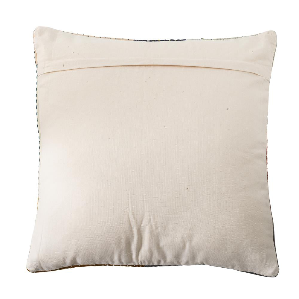 Bloomingville Montanaro Kissen Orange – dekoratives Baumwollkissen 50x50 cm