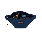 JanSport Swing Waistpack, Gürteltasche, Navy (blau), 4L mit 2 Reißverschlussfächern