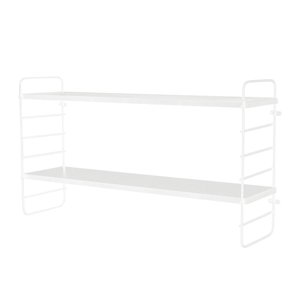 Bloomingville Wandregal weiß 65cm Hängeregal Designregal Metallregal Küchenregal dänisches Design
