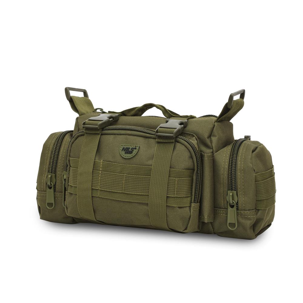 NILS CAMP Hüfttasche XL 5L in Grün - taktische Gürteltasche für Outdoor, Alltag & EDC