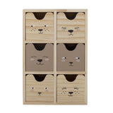Bloomingville MINI Calle Aufbewahrungsbox, Schreibtisch-Organizer, Kinderzimmer, dänisches Design