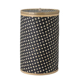 Bloomingville Jud Korb mit Deckel Schwarz Seegras 30 x 39 cm