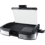 Steba VG 195 BBQ Tischgrill elektrisch 2200W – Antihaftbeschichtet, Glasdeckel
