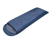 NILS CAMP Schlafsack Größe L Dunkelblau-Grau - leichter Sommerschlafsack für Camping, Reisen & Outdoor