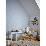 Bloomingville MINI Kissen Fro Muschel Gelb 50 x 50 cm Kuschelkissen Bodenkissen Kinderzimmer