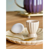 Bloomingville Latina Eierbecher, Natur, Steingut, dänisches Design