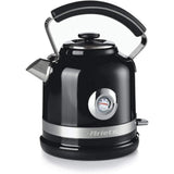 Ariete Moderna Wasserkocher, Schwarz, 1,7L, Edelstahlgehäuse, 2000W, Modernes Design