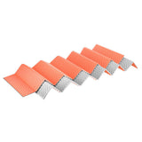 NILS CAMP Campingmatte faltbar 195 cm in orange - isolierende Outdoor Matte für Trekking & Camping
