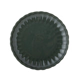 Bloomingville Latina Teller, Dunkelgrün, 20 cm, Steingut, dänisches Design