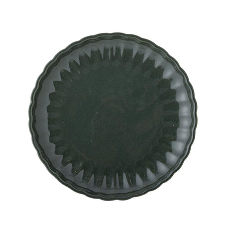 Bloomingville Latina Teller, Dunkelgrün, 20 cm, Steingut, dänisches Design
