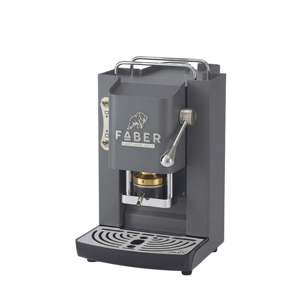 Faber Pro Deluxe 3.0 Gray Daytona Chrom ESE Pad Kaffeemaschine 44 mm