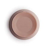 Mushie Silikon-Kinderschüssel, Blush, Schüssel mit Rutschfestem Saugnapf