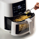 Ariete Air Fryer, Weiß, Heißluftfritteuse 9L, Touchscreen, 1500W