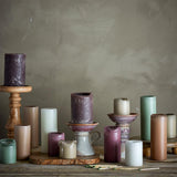 Bloomingville Rustic Kerze in Braun, 15cm, aus Paraffinwachs