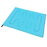 NILS CAMP Schlafsack Schwarz-Blau - leichter Sommerschlafsack für Camping, Trekking & Outdoor