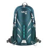 NILS CAMP Trekkingrucksack Ghoster 20L in Blau - Outdoor Rucksack mit Belüftung & Regenhülle