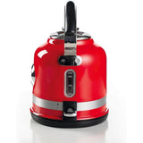 Ariete Moderna Wasserkocher, Rot, 1,7L, Edelstahlgehäuse, 2000W, Modernes Design
