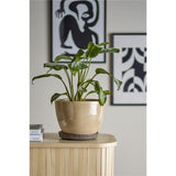 Bloomingville Ritva Blumentopf in Braun, 23,5x18 cm, aus Steingut