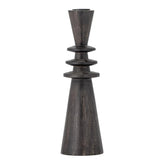 Bloomingville Armel Kerzenhalter Schwarz Mangoholz 8x26cm