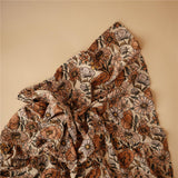 Mushie Musselin-Baby-Wickeldecke, Retro Flowers, Pucktuch aus 100% Bio-Baumwolle