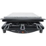 Steba Raclette RC 3 PLUS mit Naturstein & Stahlgussplatte – 8 Pfännchen, 1450 W, Made in Germany