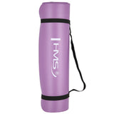 Yogamatte 183 x 61 x 1 cm Fitnessmatte Lila Gymnastikmatte rutschfest | HMS YM03