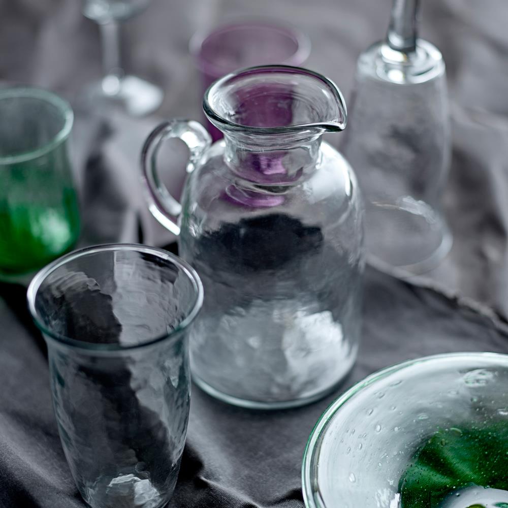 Bloomingville Sunil Teller Bunt Glas 2er Set 19,5cm Dessertteller