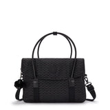 Kipling SUPERWORKER S, Laptop Tasche mit 13-Zoll-Laptopfach, Signature Emb (schwarz)