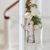 Bloomingville Sarika Weihnachtsanhänger Engel Gold Metall Christbaumschmuck