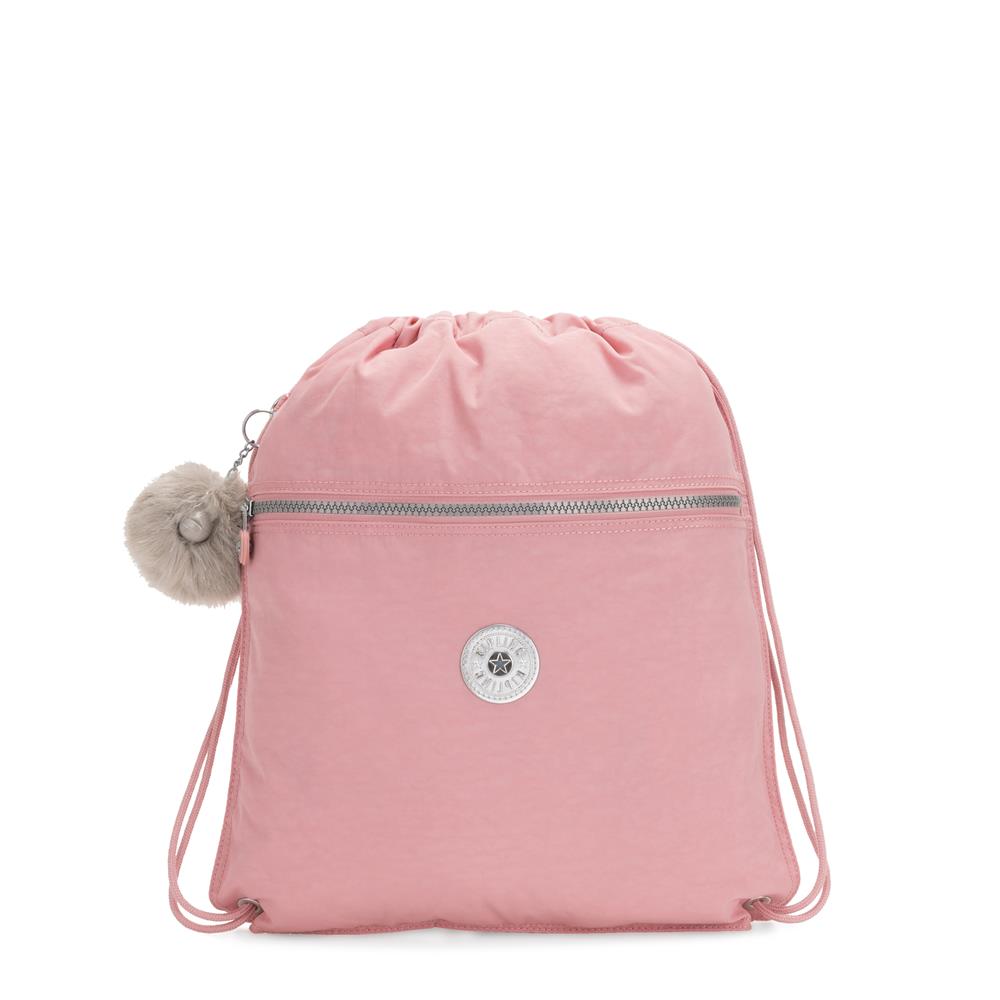 Kipling SUPERTABOO, Sportbeutel mit Kordelzug, 15L, Bridal Rose (rosa)