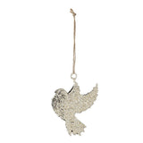 Bloomingville Sarika Weihnachtsanhänger Gold Metall Vogel Christbaumschmuck