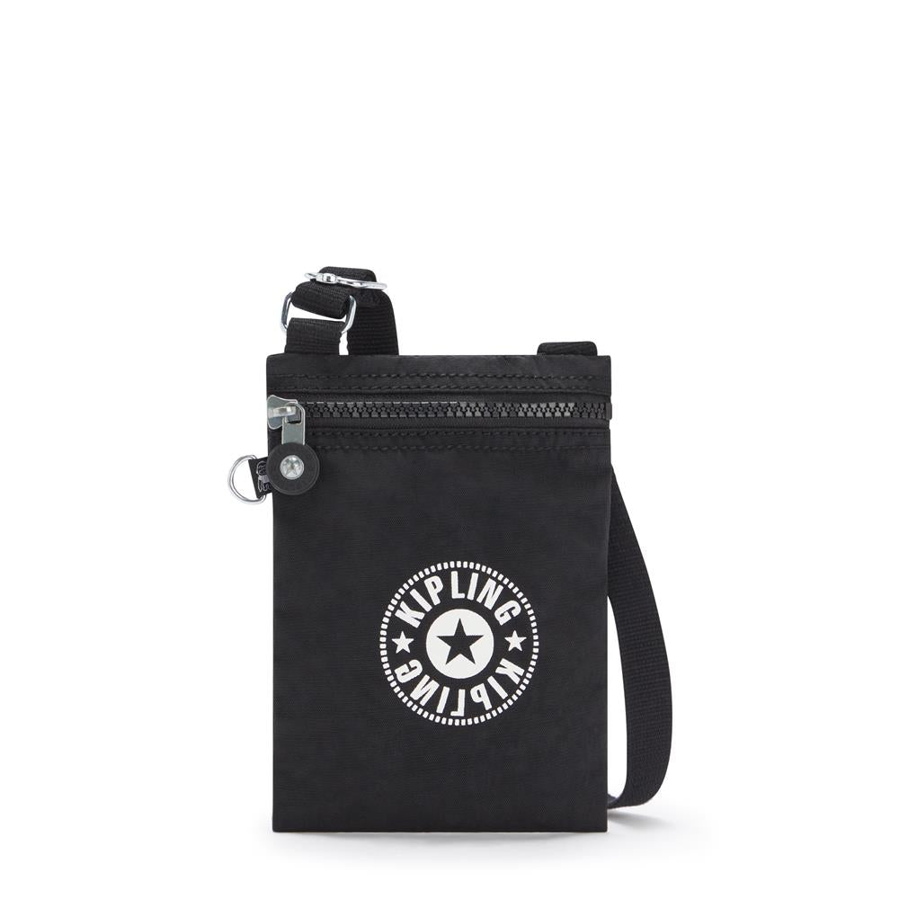Kipling AFIA LITE, Crossbodytasche, Black Noir (schwarz), mit verstellbarem Schultergurt