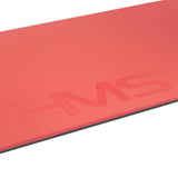 Fitnessmatte 180x60 cm 15 mm Rot/Schwarz | HMS Premium MFK03