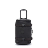 Kipling AVIANA S, Kleiner Handgepäckkoffer, Black Noir (schwarz), 35L, mit Rollen und TSA-Schloss