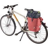 deuter Weybridge, Fahrradtasche, redwood (rot), 20L+5L, mit Bagfix-Halterung