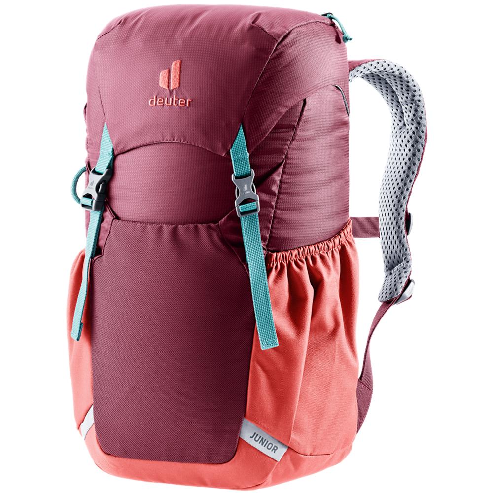 Deuter Junior, Kinderrucksack, maron-currant (rot), 18L, Wanderrucksack für Kinder ab 7 Jahre
