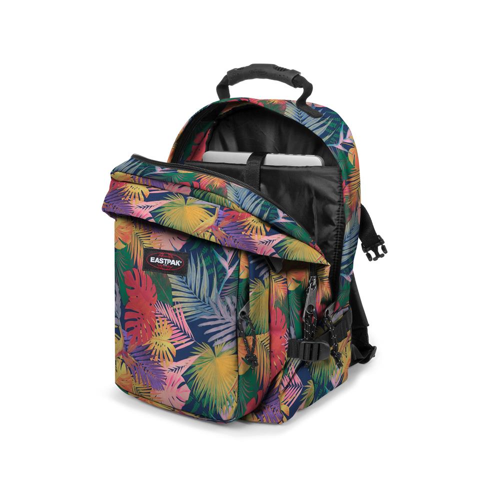 Eastpak PROVIDER, Großer Rucksack, Brize RetroNavy (bunt), 33L, mit Flaschenhalter und Laptopfach