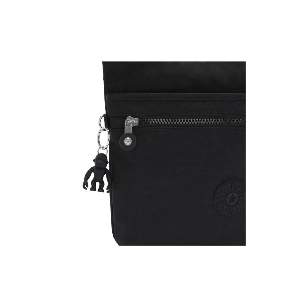 Kipling ARTO Medium Umhängetasche Black Noir 6 Liter Schwarz