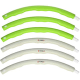 Hula Hoop Reifen 100 cm mit Massagenoppen zum Abnehmen Grün/Grau | HMS HHP003