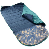 deuter Overnite, Kinderschlafsack, Blau, Mumienschlafsack mit Packsack, Kopfteil mit Kisseneinschub