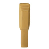 Bloomingville Ata Vase Gelb Steingut 16,5 x 30,5 x 7,5 cm Dekovase Dänisches Design