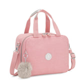Kipling MIYO, isolierte Lunchbox Tasche mit Trolleyschlaufe, 8L, Bridal Rose (rosa)