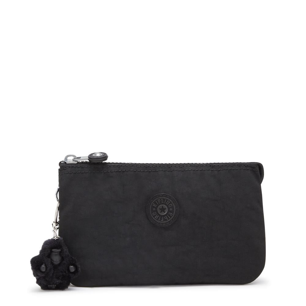 Kipling CREATIVITY L, Clutch, Black Noir (schwarz), großer Organizer