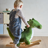 Bloomingville MINI Arnie Schaukeltier Krokodil Grün Polyester 70cm