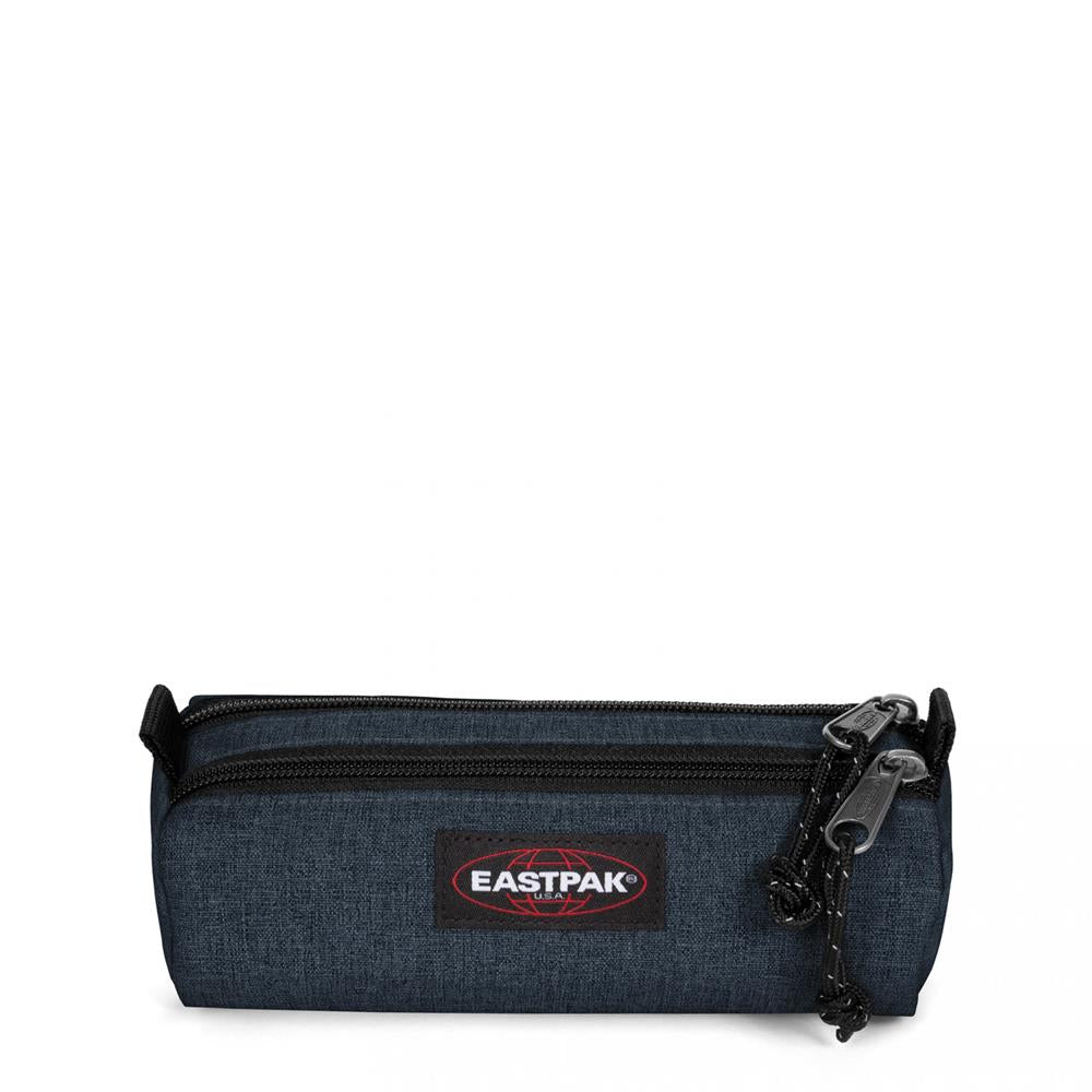 Eastpak DOUBLE BENCHMARK, Federmäppchen, Triple Denim (blau), kleine Federmappe, Federtasche